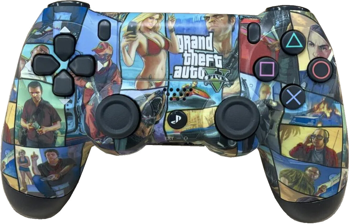 Геймпад Sony DualShock 4 GTA5, для PS4, беспроводной,