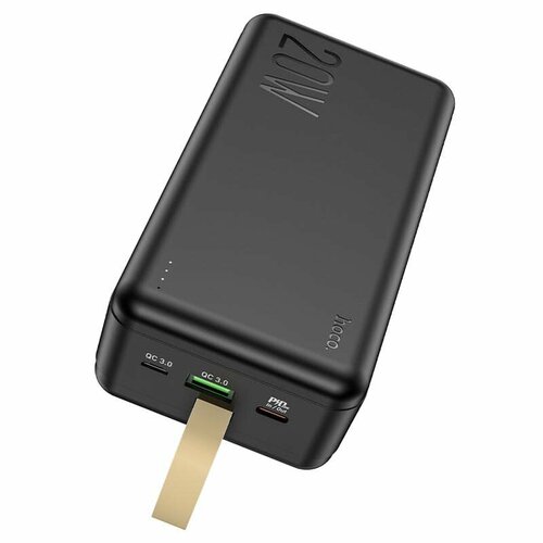 Внешний аккумулятор/повербанк/Power bank 30000mAh PD 20W + USB QC3.0 18W черный мобильный аккумулятор itel ipp 85 30000mah 2 1a черный