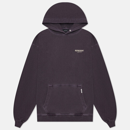 Толстовка Represent Clo represent owners club hoodie, силуэт прямой, размер xl, фиолетовый