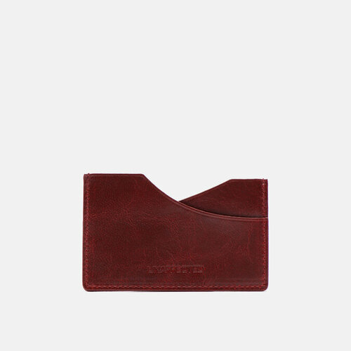 Кредитница UNAFFECTED, натуральная кожа, красный