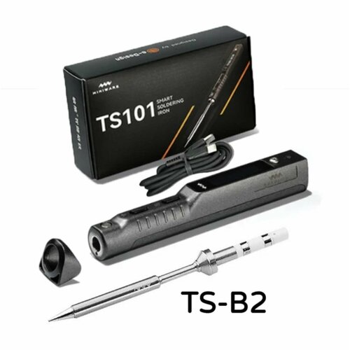 Электрический мини-паяльник TS101 паяльная станция мощностью 65 Вт с цифровым дисплеем жало B2 750000₽