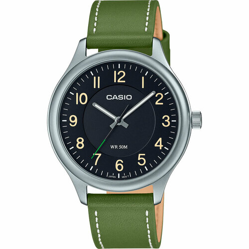 фото Наручные часы casio collection, серебряный, черный