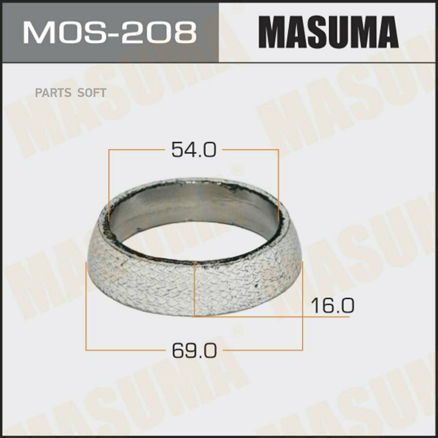 Кольцо глушителя MASUMA MOS-208 | цена за 1 шт | минимальный заказ 1