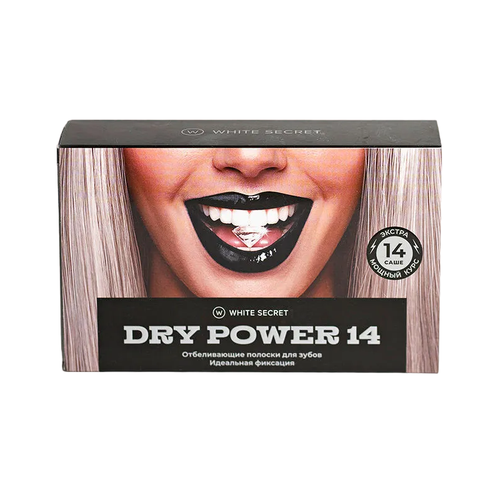 Отбеливающие полоски White Secret Dry Power 14, 14 пар