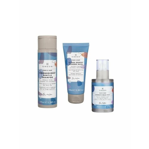 Набор TAKE A NAP Шампунь 100 мл маска 100 мл спрей 95 мл Sinesia 107807210780731078012 5610₽