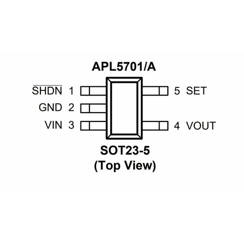 Микросхема APL5701ABI-TRG SOT-23-5