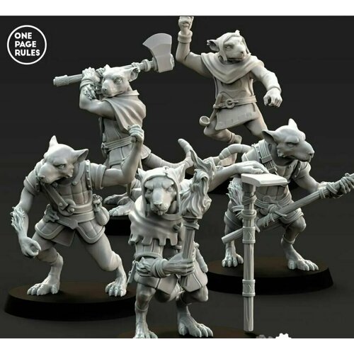 Warhammer Skaven Slaves/Skaven Militia/Скавены