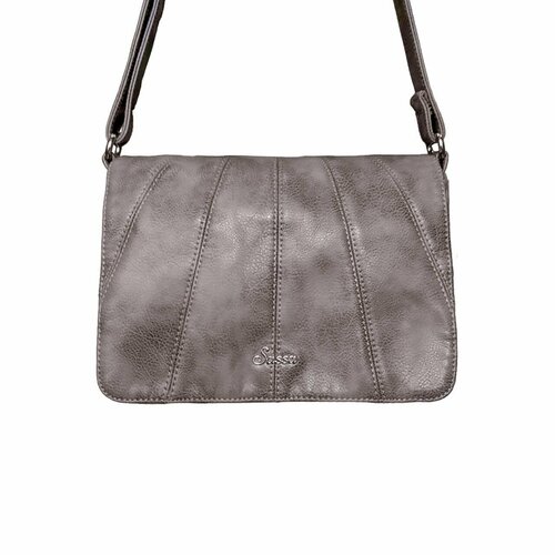 Сумка мессенджер Sassa, серый