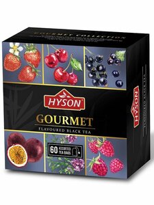 Чай черный Хайсон Фруктовая коллекция 60 пакетиков (6 ароматов)