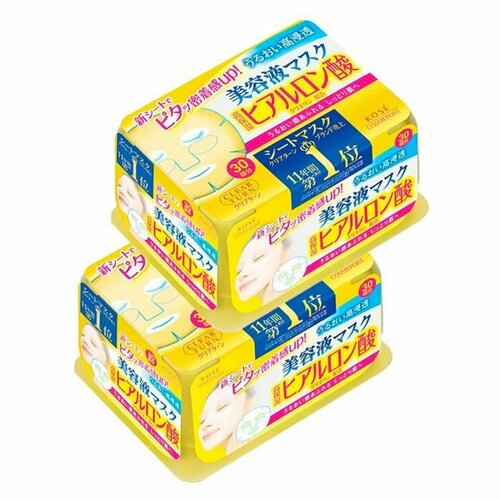 Увлажняющая маска для лица на нетканой основе с гиалуроновой кислотой KOSE COSMEPORT 