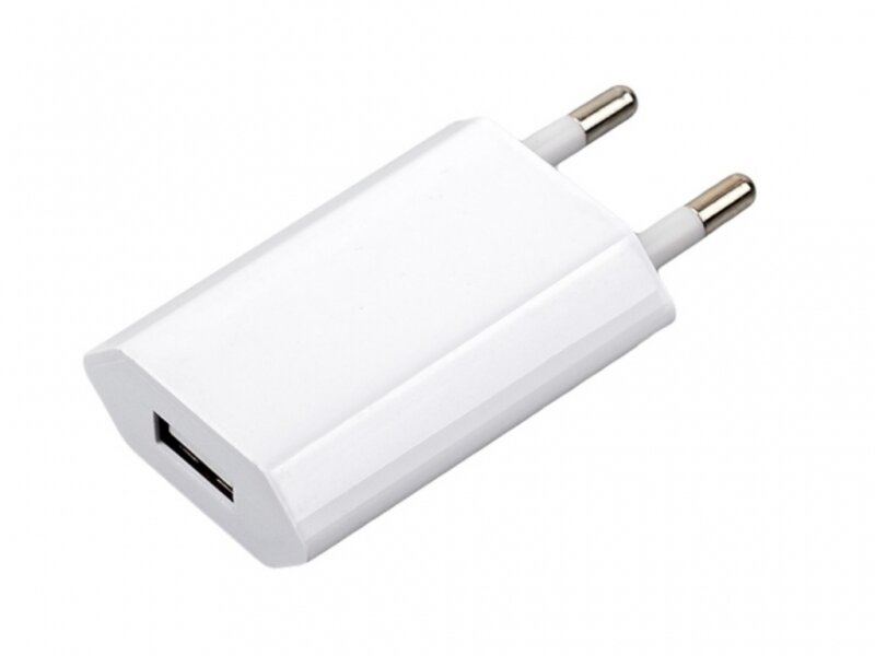 Сетевое зарядное устройство APPLE , USB, белый - фото №4
