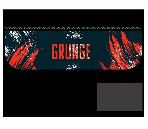 Папка для тетрадей, труда, на липучке А4 Пчелка "GRUNGE", 1 отделение, тканевая