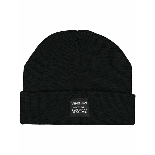 фото Шапка vingino, размер единый, черный