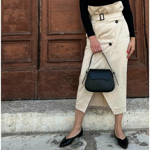 Сумка  клатч  OCTAVIA, фактура гладкая, черный