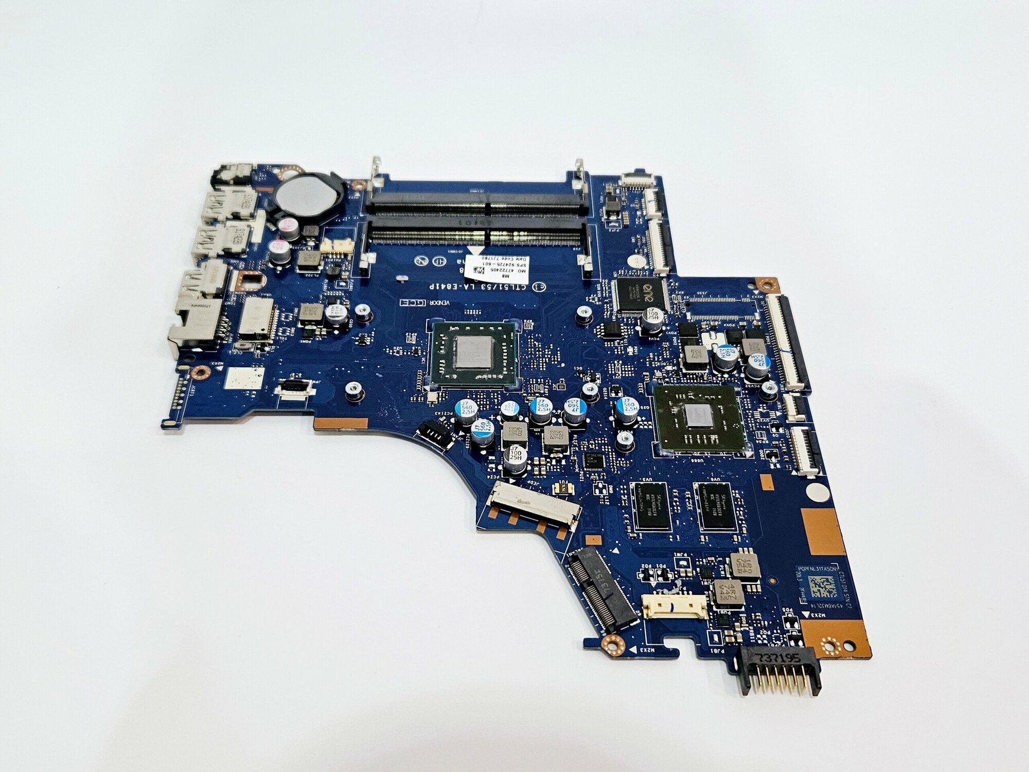 Материнская плата для ноутбука для ноутбука HP Pavilion 15-BW 255 G6 ASSY MB DSC 520 2GB A6-9220 nT HP (928893-601) — фото 6