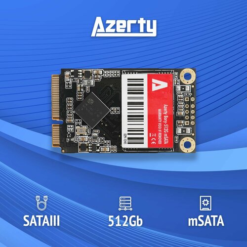 512 Гб Внутренний SSD диск Azerty Bory mSATA 512G 419000₽