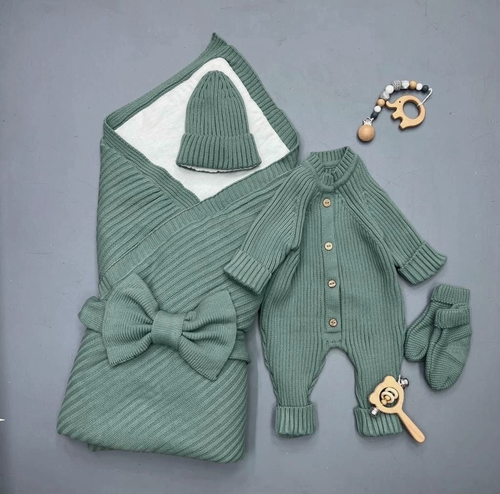 Изображение товара Конверт для новорожденного на выписку комплект осень весна в роддом