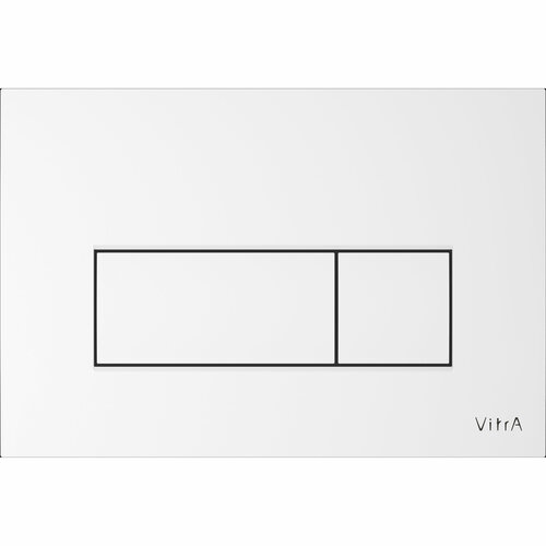 Клавиша смыва двойная VITRA Root Square пластик, цвет белый 740-2300