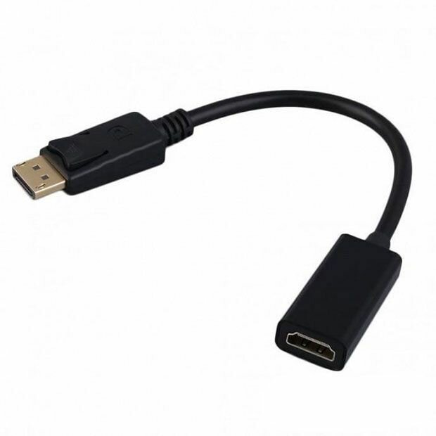 Переходник-адаптер DisplayPort на HDMI Adapter, черный
