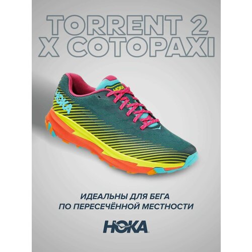 флягодержатель torrent fscge 027 Кроссовки HOKA, полнота D, размер US9D/UK8.5/EU42 2/3/JPN27, зеленый