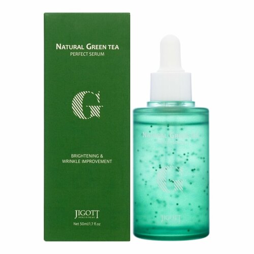 JIGOTT Natural Green Tea Perfect Serum Сыворотка для лица с экстрактом зеленого чая