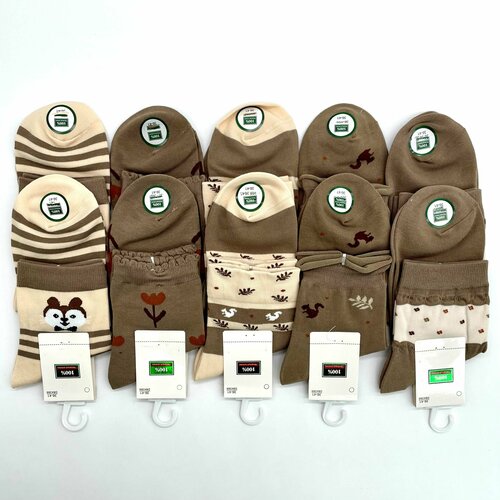 фото Носки , 10 пар, размер 36-41, мультиколор нет бренда