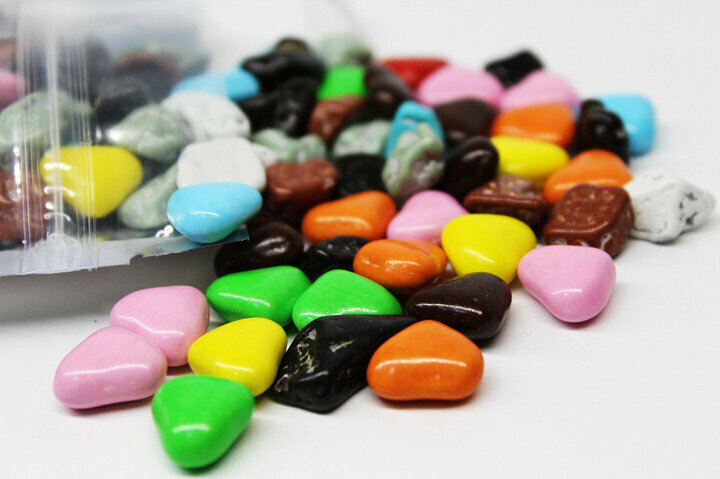 Шоколадные камушки/ Конфеты шоколадные камушки/Конфеты драже 200 грамм