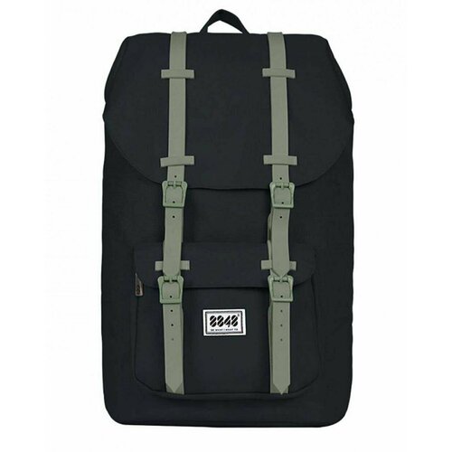 рюкзак школьный для 15 ноутбука 8848 survey black white Рюкзак водоотталкивающий с отделом для 15 ноутбука 8848 Navy Moss