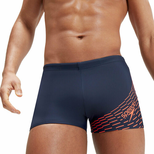 фото Шорты для плавания speedo, размер 36, оранжевый, синий