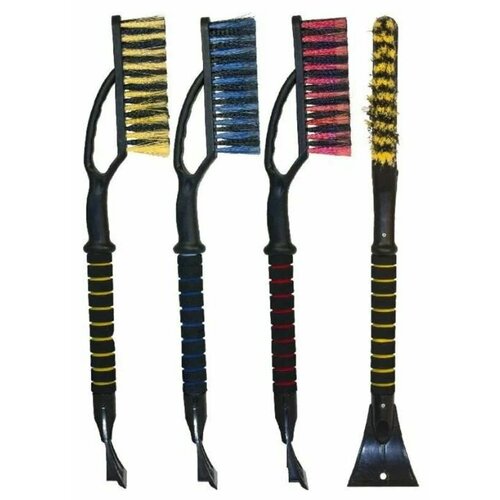 Щетка-сметка со скребком для снега Black&Blue BB1002 65см.