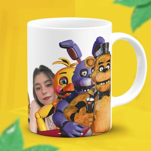 Кружка мем с приколом принтом в подарок Дора и Fnaf 499₽