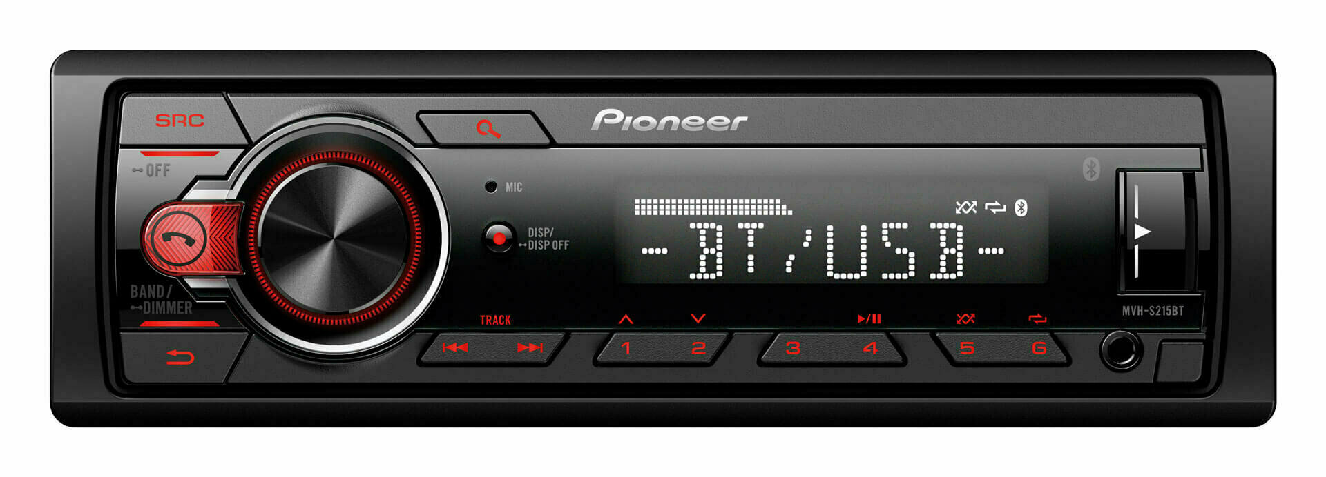 Pioneer MVH-S215BT (черный)
