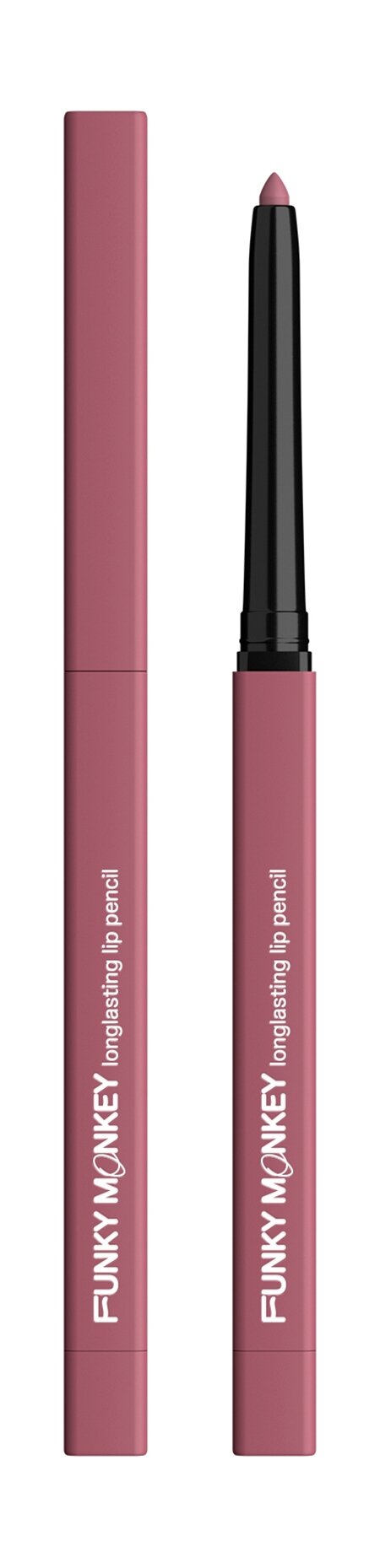 FUNKY MONKEY Карандаш для губ стойкий Longlasting lip pencil, 0,25 г, 01