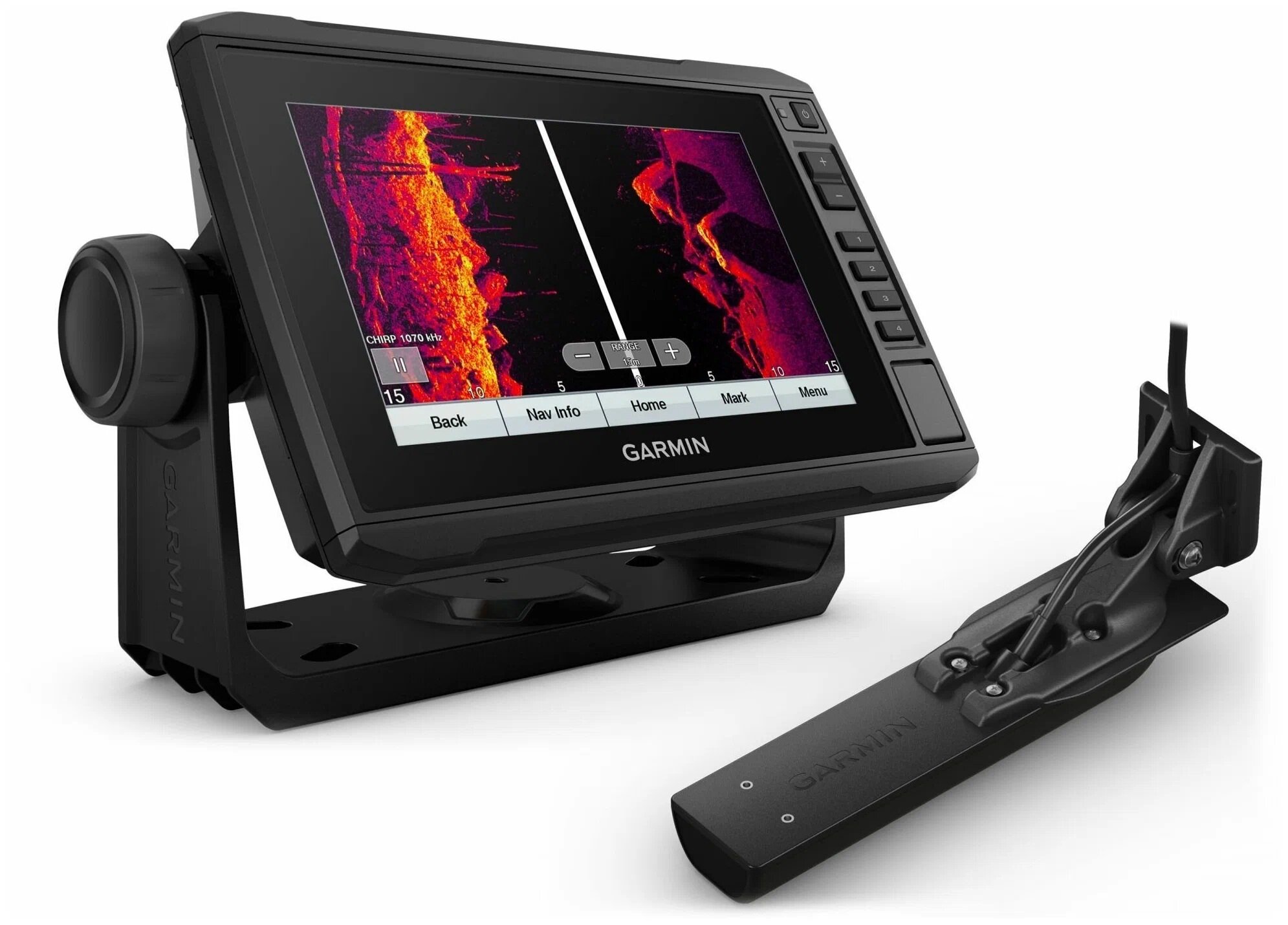 Garmin Echomap UHD2 72sv Картплоттер Эхолот с датчиком GT54UHD-TM