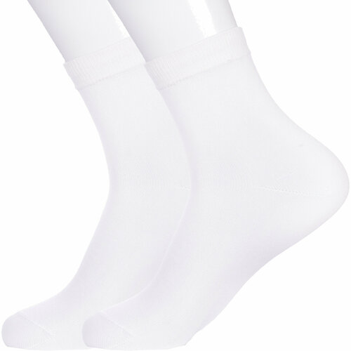 фото Носки lorenzline 2 пары, размер 20-22, белый