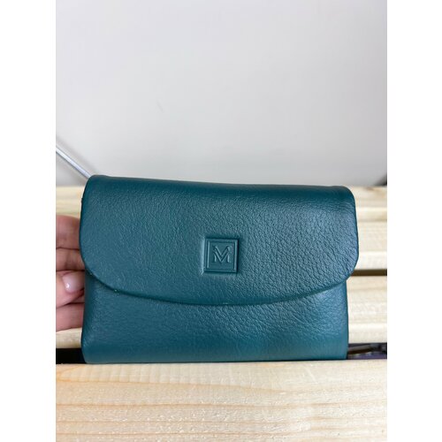 фото Кошелек vermari, фактура зернистая, зеленый