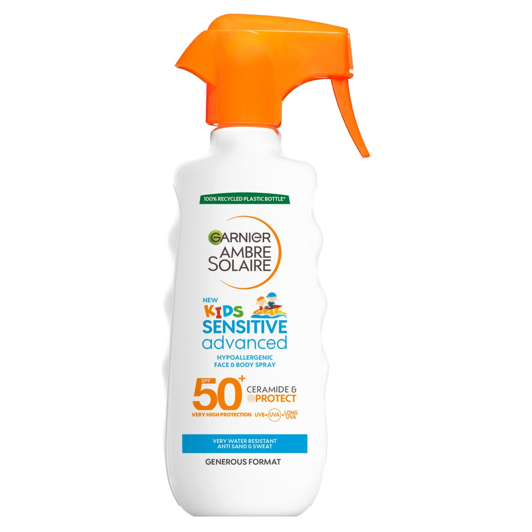 Гипоаллергенный солнцезащитный спрей Garnier Ambre Solaire Sensitive Advanced Kids 270 мл