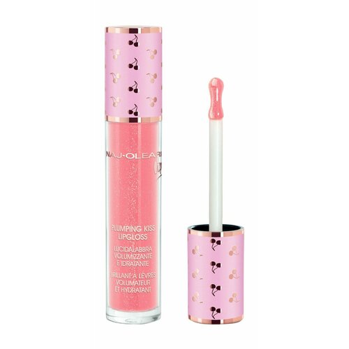 Увлажняющий блеск для губ 3 candy pink Naj Oleari Plumping Kiss Lipgloss
