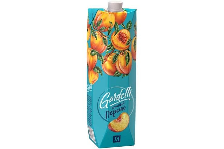 Gardelli, Нектар Нежный персик, 1 литр