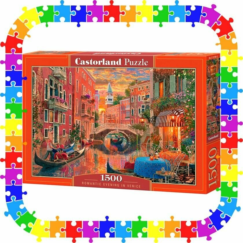 Puzzle-1500. Вечерняя Венеция Castorland - фото №5