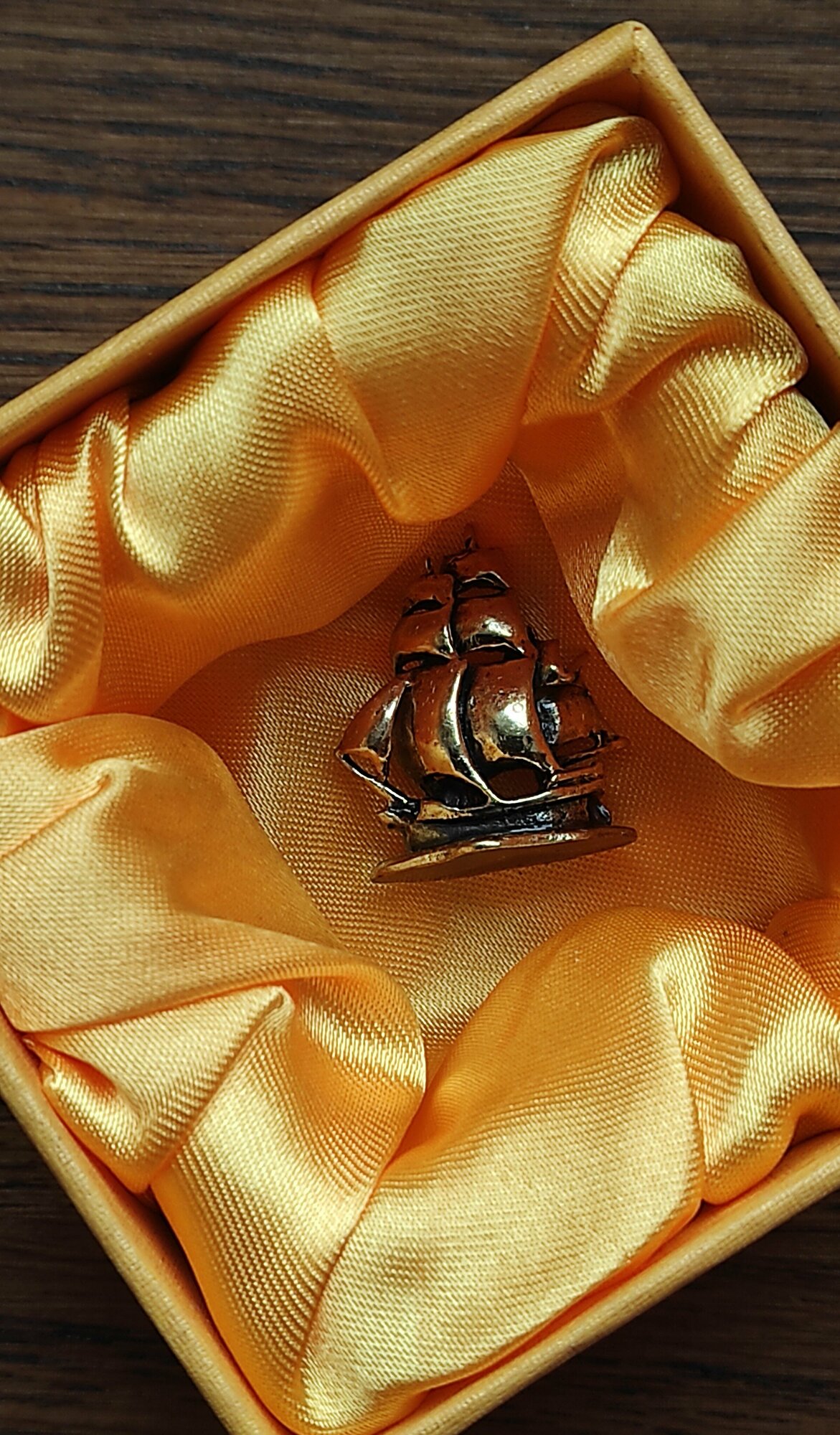 Фигурка бронзовая "Кораблик"