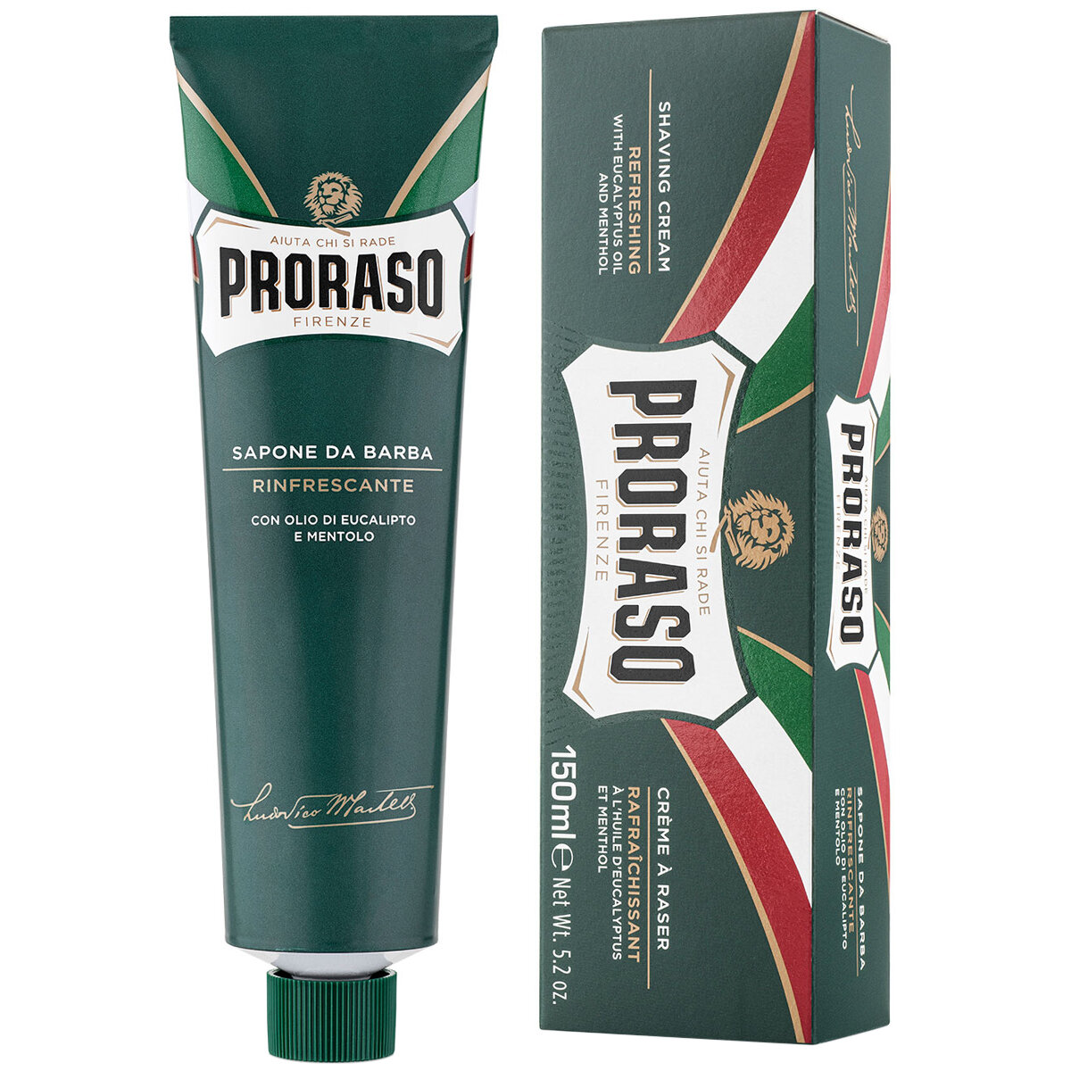 Картинки Крем для бритья освежающий Proraso Refreshing Shaving Cream, 150 мл