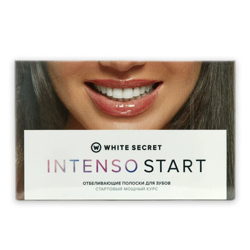 Отбеливающие полоски White Secret Intenso Start, 7 пар отбеливающие полоски 14 саше white secret intenso 28 шт