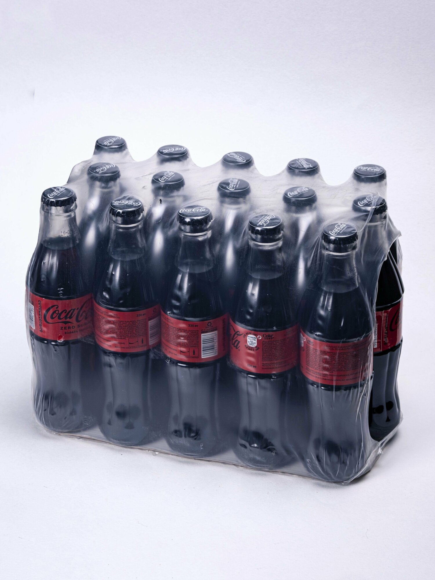 COCA-COLA ZERO (Кока-Кола Зеро), без сахара, 15 шт по 0,33 л, стекло - фотография № 16