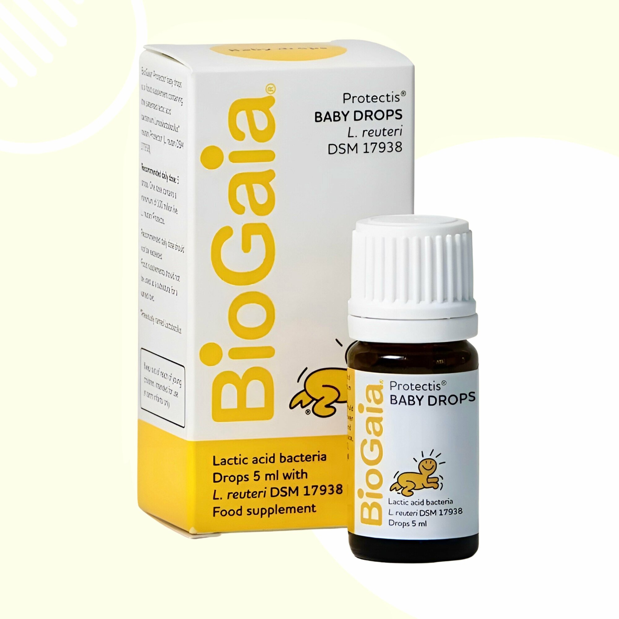 BioGaia Protectis Биогайа Пробиотик капли для пищеварения детские от запора, диареи и коликов, 5 мл