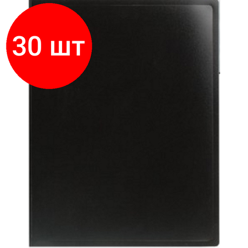 Комплект 30 штук, Папка файловая 10 ATTACHE 055-10Е черный