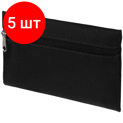 Комплект 5 штук, Косметичка пенал P-case, черный, 13804.30