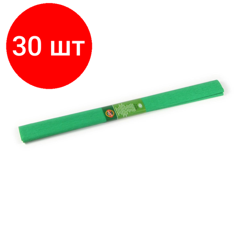 Комплект 30 штук, Бумага цветная крепир в рул 9755 KOH-I-NOOR 2000х500мм зеленая 9755018001PM