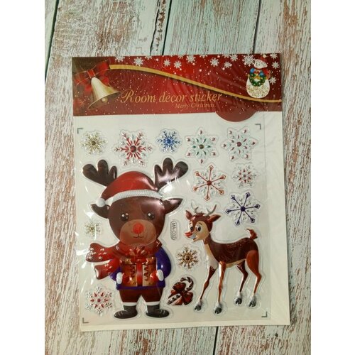 Новогодние наклейки