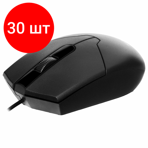 Комплект 30 шт Мышь проводная SVEN RX-30 USB 2 кнопки 1 колесо-кнопка оптическая черная SV-018 SV-018214 148000₽